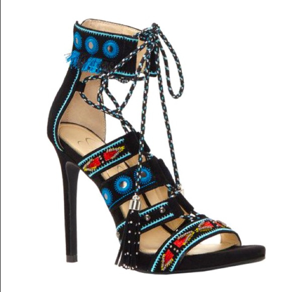 NEW! NWB! Jessica Simpson Roona Lace-Up Sandals
